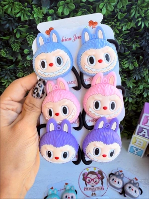 Kabartmalı Labubu Lastik Toka