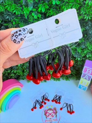 Kalp Ve Yıldız Detaylı 4’lü Esnek Lastik Toka