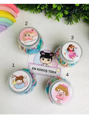 Kavanoz Kutulu Cimcime Lastik Toka