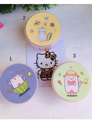 Kedicik Desenli Kutulu Tokalar