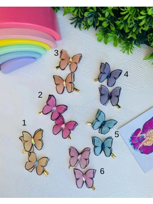 Kelebekli Klips Toka