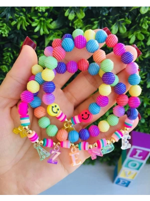 Kişiye Özel İsimli Kolye Bİleklik Seti