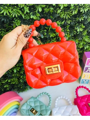 Kokoş Kulplu Slikon Çanta