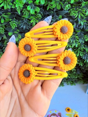 Küçük Boy Ayçiçeği Çıtçıt Toka