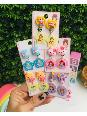 Kulağı Delik Olmayanlar İçin Kuromi Klips Küpe