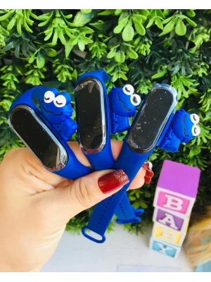 Kurbağalı 3D Dijital Saat