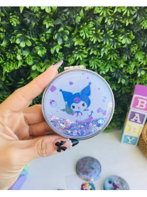 Kuromi İçi Simli Ayna