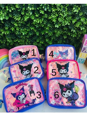 Kuromi İçi Su dolu Deri Çanta