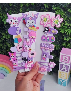 Kuromi Klips Set Toka