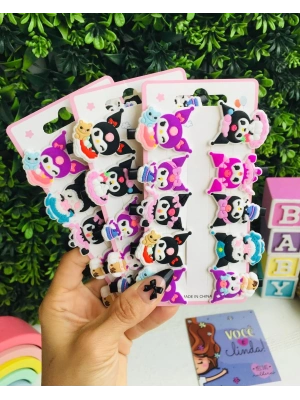 Kuromi Klips Set Toka