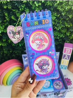 Kuromi Stickerlı Not Defteri