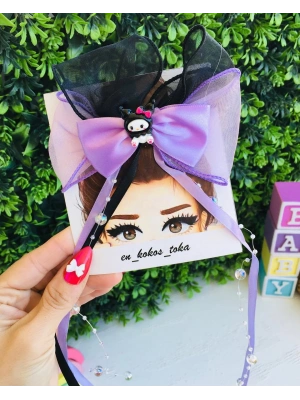 Kuromi Uzun Kuyruklu sarkıtlı Fiyonk Toka