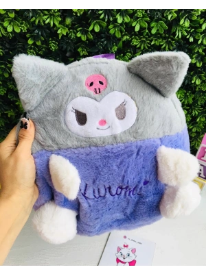 Kuromi Ve Hello Kitty Peluş Sırt Çantası