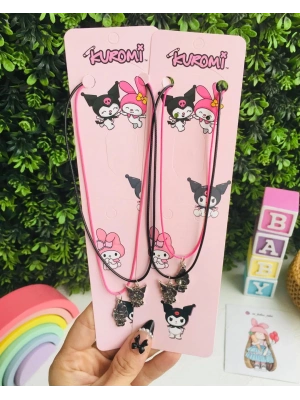 Kuromi Ve My Melody Kolye
