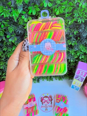 Kutulu Esnek Mini Lastik Tokalar