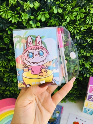 Labubu Mini Boy Kalemli Not Defteri