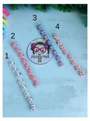 Labubu Modelli Saç Küpesi