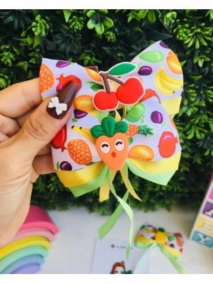 Meyve Desenli Fiyonk Toka