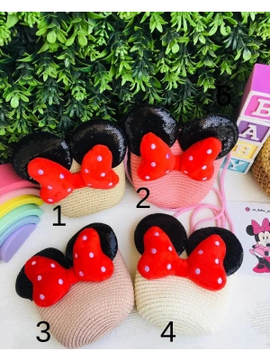 Mini Mouse Hasır Çanta