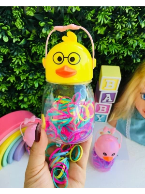 Ördek Desenli Lastik Toka