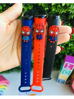 Örümcek Adam Desenli Dijital Saat