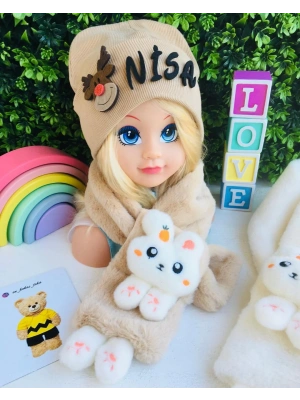 Peluş Ayıcıklı Atkılar