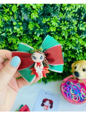 Polimerkil Bebeklerden Yapılmış Olan Minnoş Fiyonk Tokalar