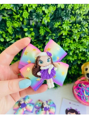 Polimerkil Bebeklerden Yapılmış Olan Minnoş Fiyonk Tokalar