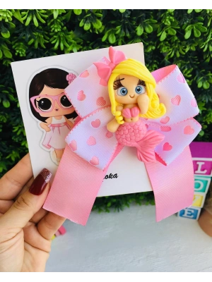 Polimerkil Deniz Kızlı Fiyonk Toka