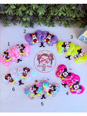 Pullu Miki Mause Lastik Toka