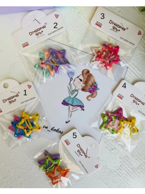 Rengarenk Çıtçıt Tokalar