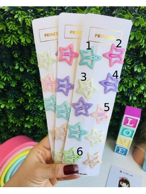 Renkli Çıtçıt Tokalar