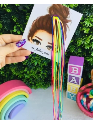 Renkli Saç İpi