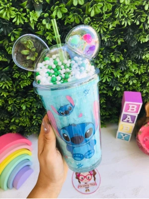 Stitch Pipetli Bardak