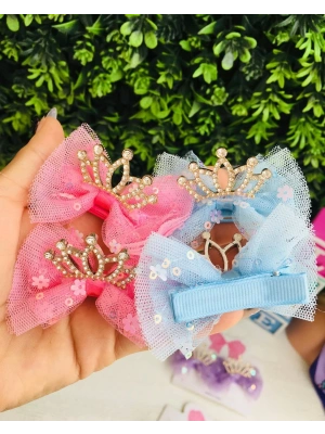 Taç Detaylı Klips Toka