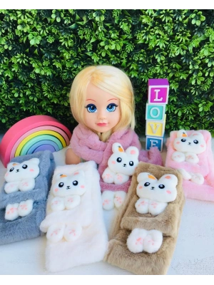 Tavşanlı Peluş Atkı