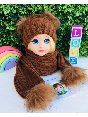 Triko Atkı Bere Takımı