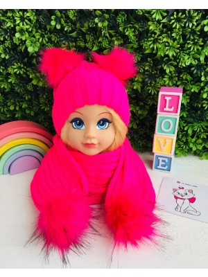 Triko Atkı Bere Takımı