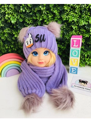 Triko Atkı Bere Takımı