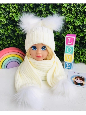 Triko Atkı Bere Takımı