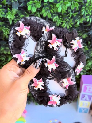 Unicornlu Balerin Topuz Tokası