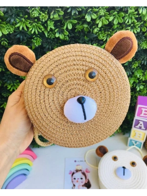 Yuvarlak Hasır Çanta