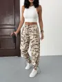 Yandan Cepli Kamuflaj Paraşüt Pantolon