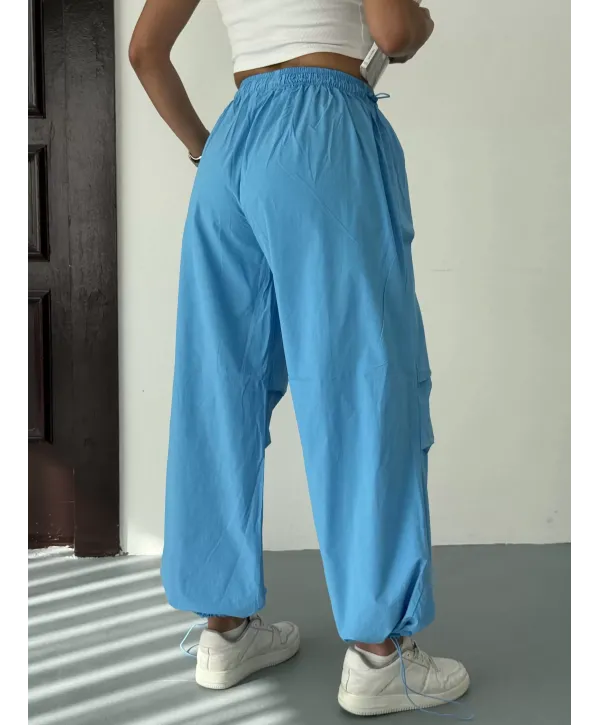 Pileli Paraşüt Pantolon