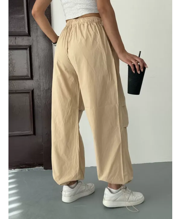 Pileli Paraşüt Pantolon