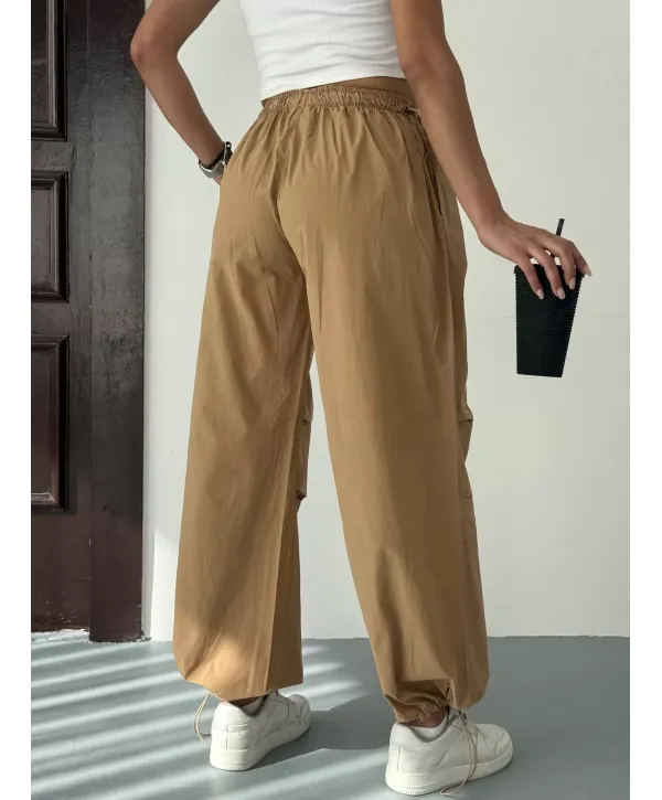 Pileli Paraşüt Pantolon