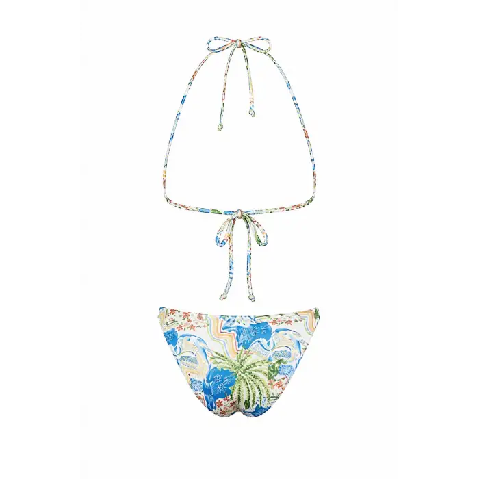 Ecru Tropical Üçgen Bikini Takımı- DM11025