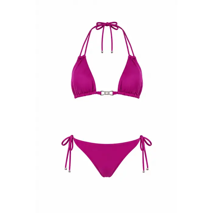 Fuchsia Üçgen Bikini Takımı- DM1804