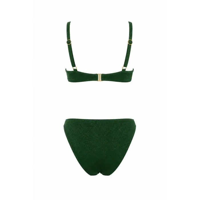 Kaki Straplez Bikini Takımı- DM11096