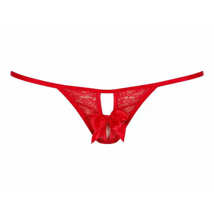 Rouge Sinistra Ouvert Tanga DM1244